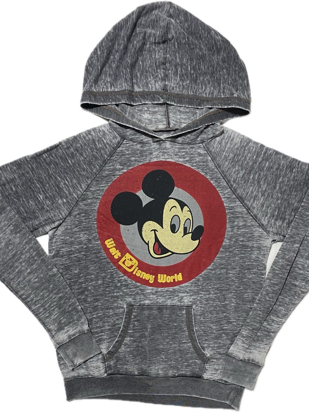 Walt Disney World Gray Mickey Mouse Hooded Sweatshirt